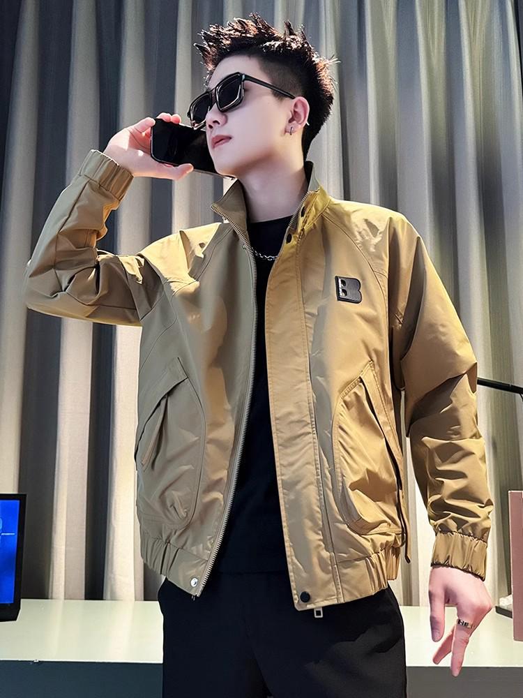 Men s 2025 Trendy Casual Jacket - Spring & Autumn Stylish High-End Vibe XL