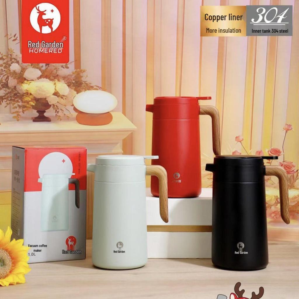 Hong Jiayuan Large Capacity Thermos - 304 Stainless Steel Coffee and Water Bottle for Home, Office, and Business Use