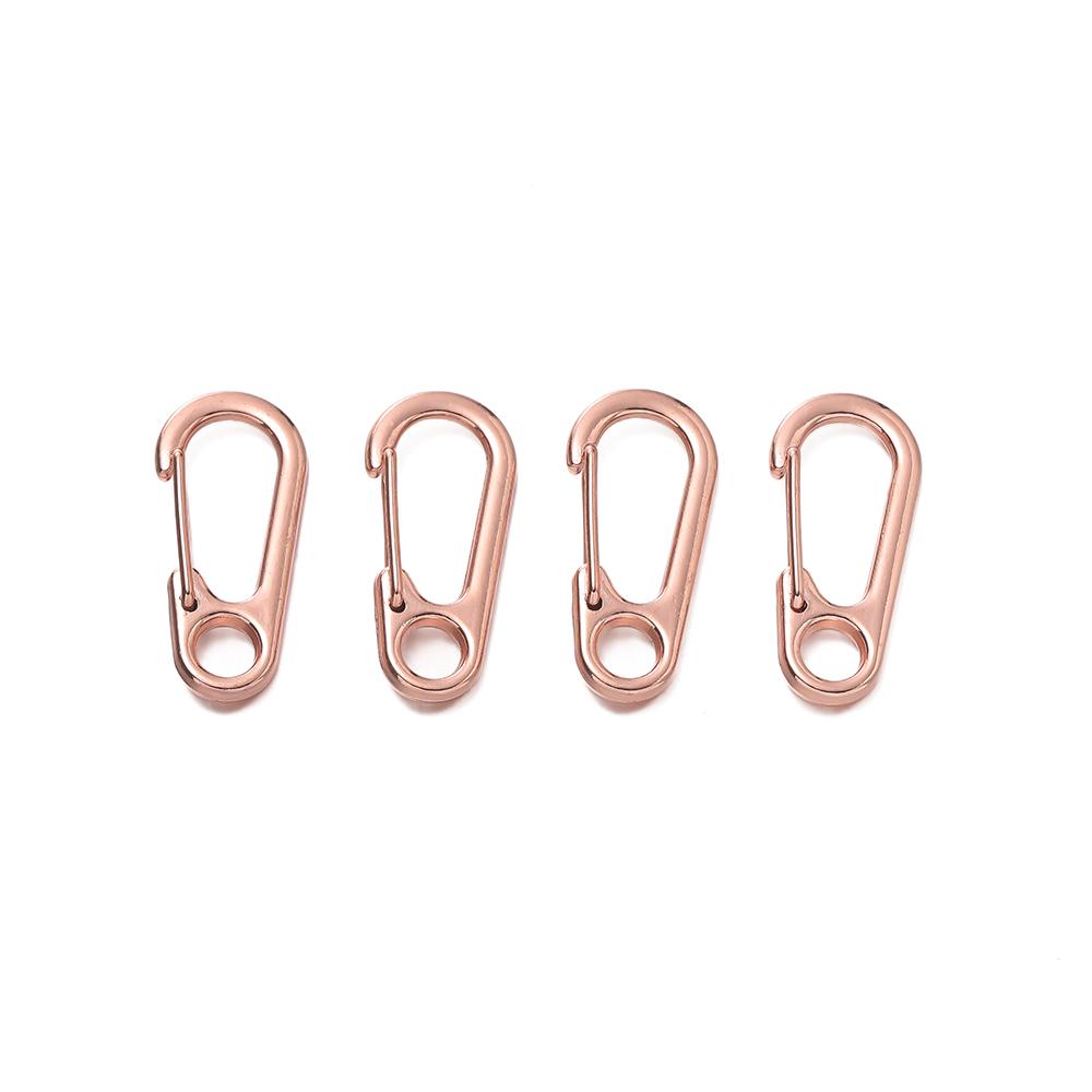 5pcs 14.5x31.5mm Zinc Alloy Lobster Clasp Buckle Keychain Buckles Spring Snap Hooks Keychains Tool Clips