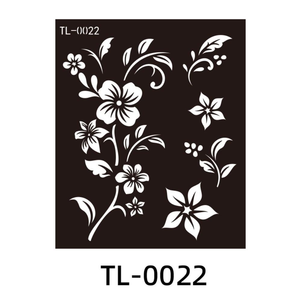 Fake Tattoo Decals Henna Tattoo Stencil Mehndi Stickers Body Art Sticker Girls