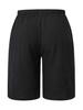 European & American Women's Mid-Length Solid Color Casual Fashion Pants