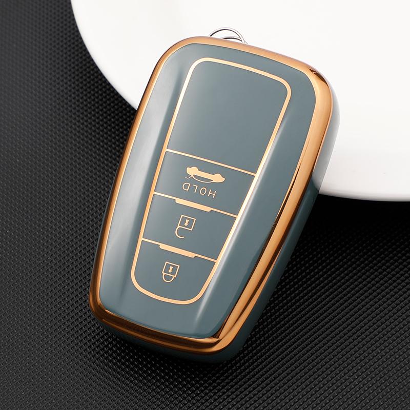 New TPU Car Remote Key Case Cover Shell for Toyota Corolla Prius Camry CHR C-HR RAV4 Altis Land Cruiser Prado Protector Keyless
