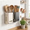 Wall Mounted Chopstick Cage Large Capacity Cutlery Holder Practical Chopstick Storage Box  Bathroom