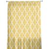 Geometric Yellow White Curtain Window Tulle For Living Room Bedroom The Kitchen Window Treatment Decorations Curtains