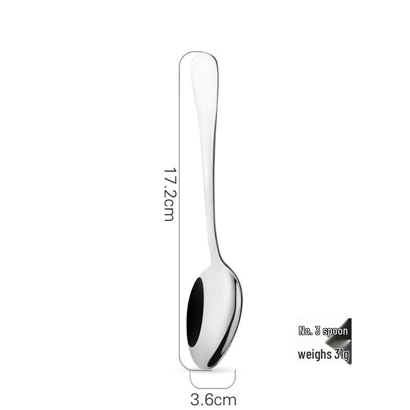 Stainless Steel Cutlery Set: Two-Piece Steak Knife & Fork, Three-Piece Knife, Fork & Spoon