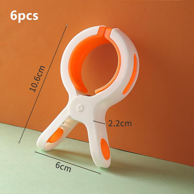 

3/6Pcs Beach Towel Clips Reusable Large Windproof Clothes Pegs Plastic Strong Clothespins Laundry Tong For Blankets Coats Towel