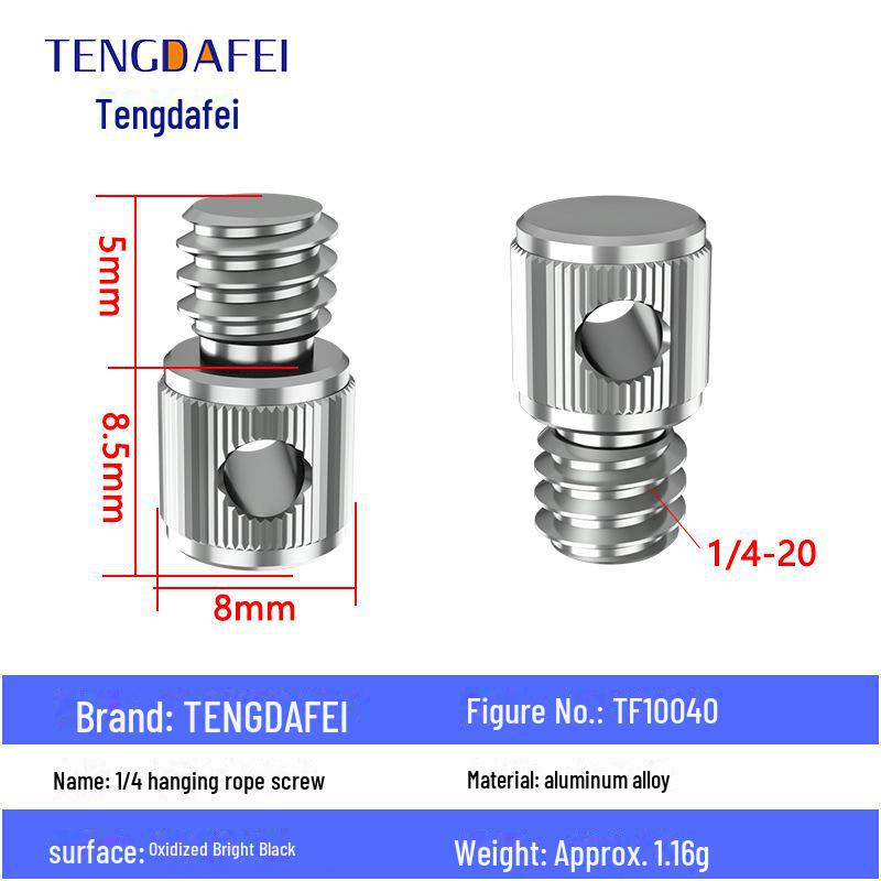 Adaptor cu șurub pentru trepied de cameră de la 1/4 la 3/8: Conversie M4, M5, M68, M10 pentru suport Hot Shoe sau stativ de lumină