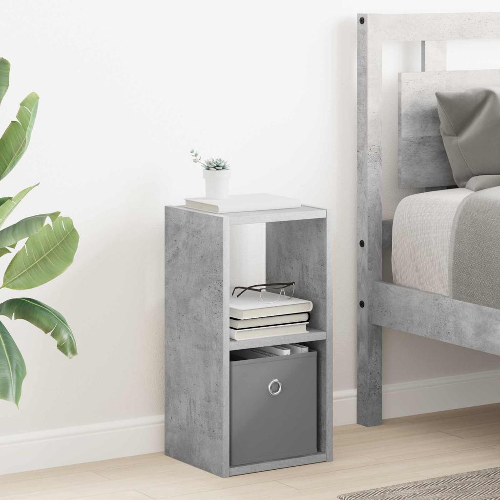 Nightstand 2 pcs Concrete Grey 25.5 x 22 x 49.5 cm Particleboard