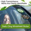 20 Pcs Car Windshield Sticker Applicator Static Cling Window Film For Christmas Easy Clear Vinyl Car Window Windshield Protection Film Sticker Auto
