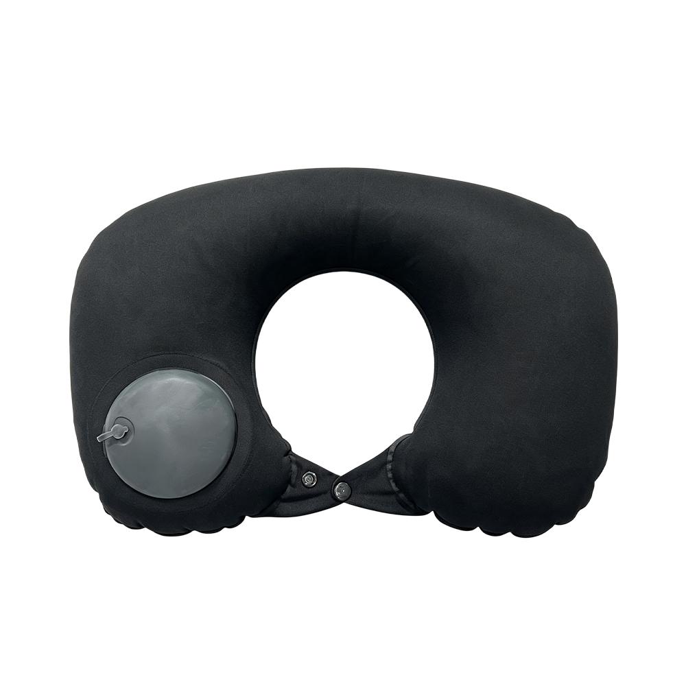 1 U-shaped inflatable neck pillow, portable compression inflatable U-shaped support pillow, office travel outdoor neck pillow