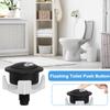 Toilet Push Button High-Performance Flusher Toilet Button Two Flush Options Tank Parts Easy Maintenance Plumbing Repair for