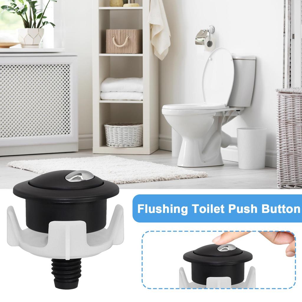 Toilet Push Button High-Performance Flusher Toilet Button Two Flush Options Tank Parts Easy Maintenance Plumbing Repair for