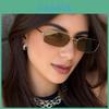 Geometric Style Metal Square Sunglasses With Tinted Lenses For Summer Outings And Fashion