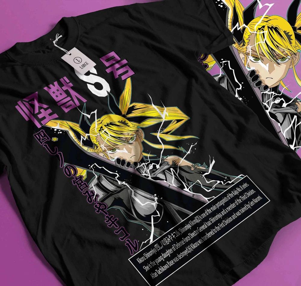 Shinomiya Tshirt Kaiju N 8 Mina Ashiro Anime Kafka Hibino Gift Shirt 362