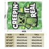 Knitted Blankets My M-Miners Flannel Lightweight Thin Throw Blanket Creepin It Real Pixel Game Crafts for Bedroom Sofa Bedspread