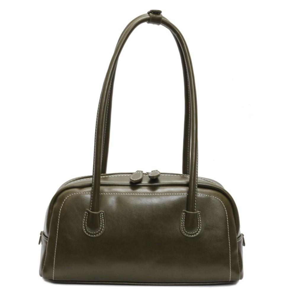 Korean Ins Style PU Hobo Bag Large Capacity Underarm Bag Vintage Women PU Shoulder Bag  Travel