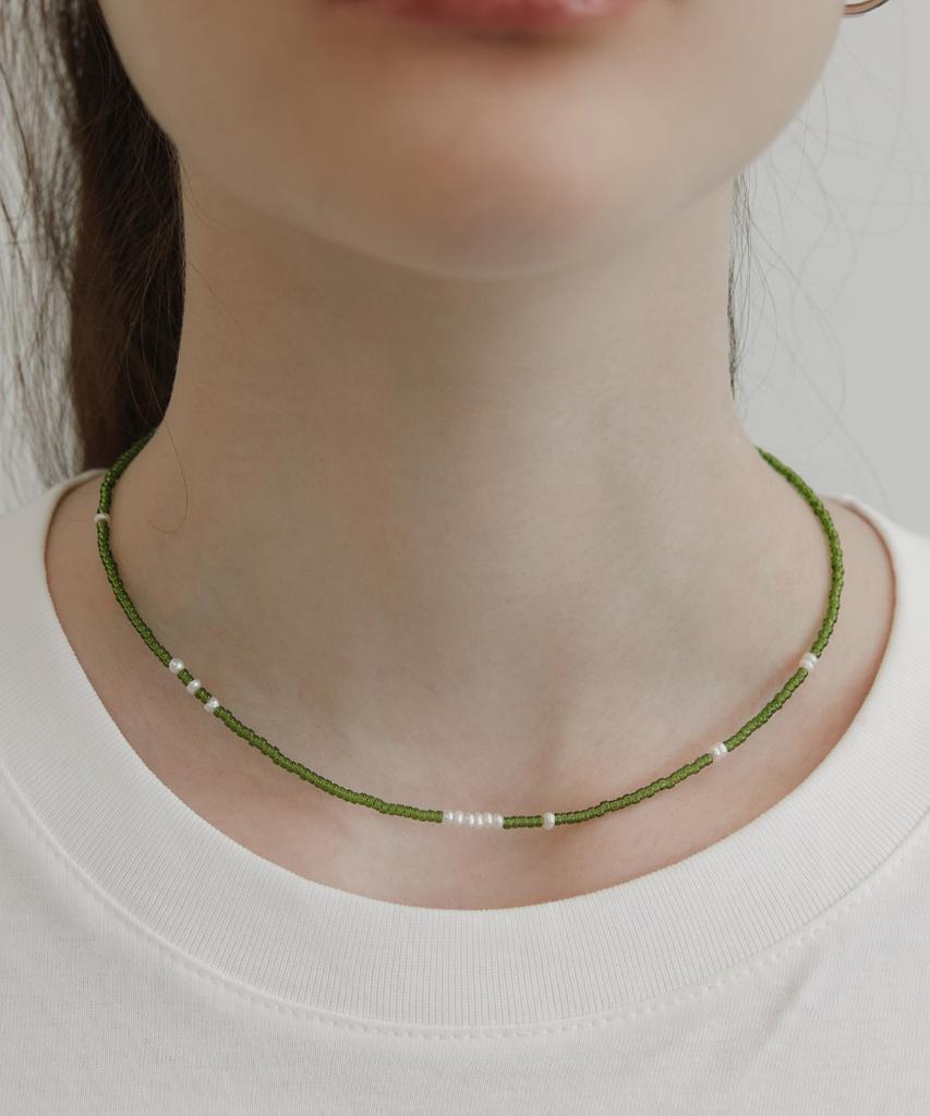 Tatiana (Silver 925) Collage Bead Necklace Nz2450