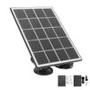 Camera Solar Charging Panel with Bracket 3W 5V Monocrystalline Silicon Type C Security Camera Solar 