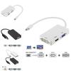 Mini Dp To Hdmi Dvi Vga 3in1 Adapter With Chipset For Macbook Pro Air Multi Monitor Setup