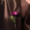 Elegant DIY Corsage Stainless Steel Metal Branch Shaped Pins Flower Insertable Brooch  Women