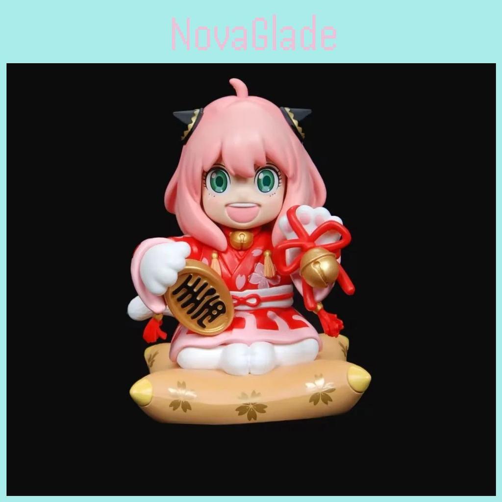Entzückende Wawa Anya Figur Niedliche sitzende Haltung PVC Sammlerstück Anime Spielzeug 16cm Verpackt Geschenk