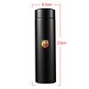 500ml Edelstahl Auto Emblem Intelligente Temperatur Tasse Kaffeetasse für Fiat Abbas 500 Punto 124 125 500 Bravo Stilo Panda Abarth Tipo Viaggio