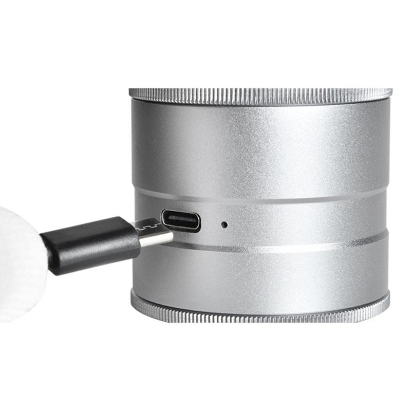 10X Vergrößerungsglaslinse Handheld Wiederaufladbare Augenlupe Vergrößerer mit Skala LED-Licht für Schmuck Briefmarken Inspektion