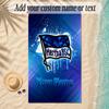 Beach Towelhertha Bsc Custom Name Text Personalized Soft Towel for Beach Pool Indoor Home Decor Gift