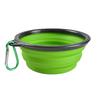 Pet Food Water Bowl 2-in-1 Dog Bowl, Silicone Foldable Portable Bowl, Four Seasons Outdoor Travel Collapsible Bowl, 1PC