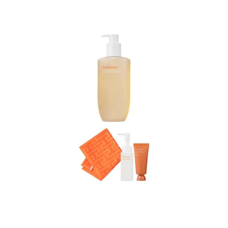Free hand towel/large capacity 400ml cleansing foam