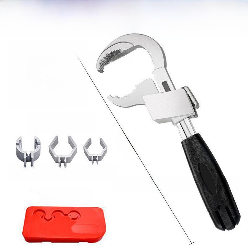 Adjustable Aluminum Alloy Bathroom Sink and Faucet Wrench