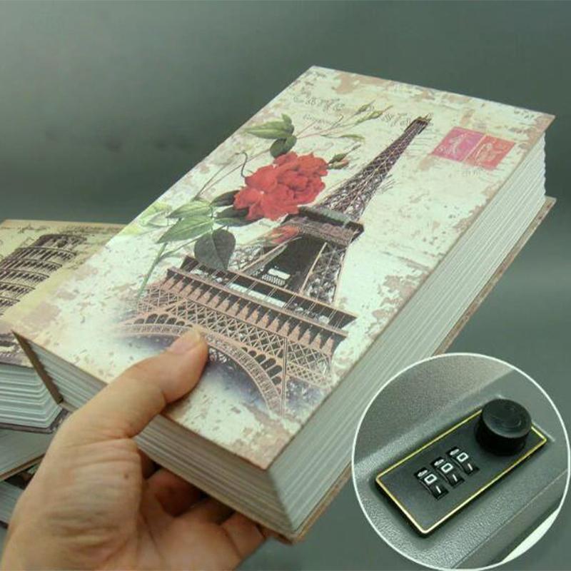 Password Security Safe Lock Cash Money Coin Storage Key Locker Kid Gift Security Mini Dictionary Book Safe Box Money Hide Secret