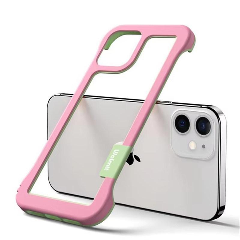 Neue TPU-Stoßstangenabdeckung für iPhone 16 Pro Max 15 Plus Silikon-Stoßfester Rahmen Case für iPhone 12 13 Mini 14 Pro 11 Pro Max XR Abdeckung Capa