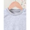 European sizes  Kids' Cartoon Print Round Neck Sweatshirt Sportswear