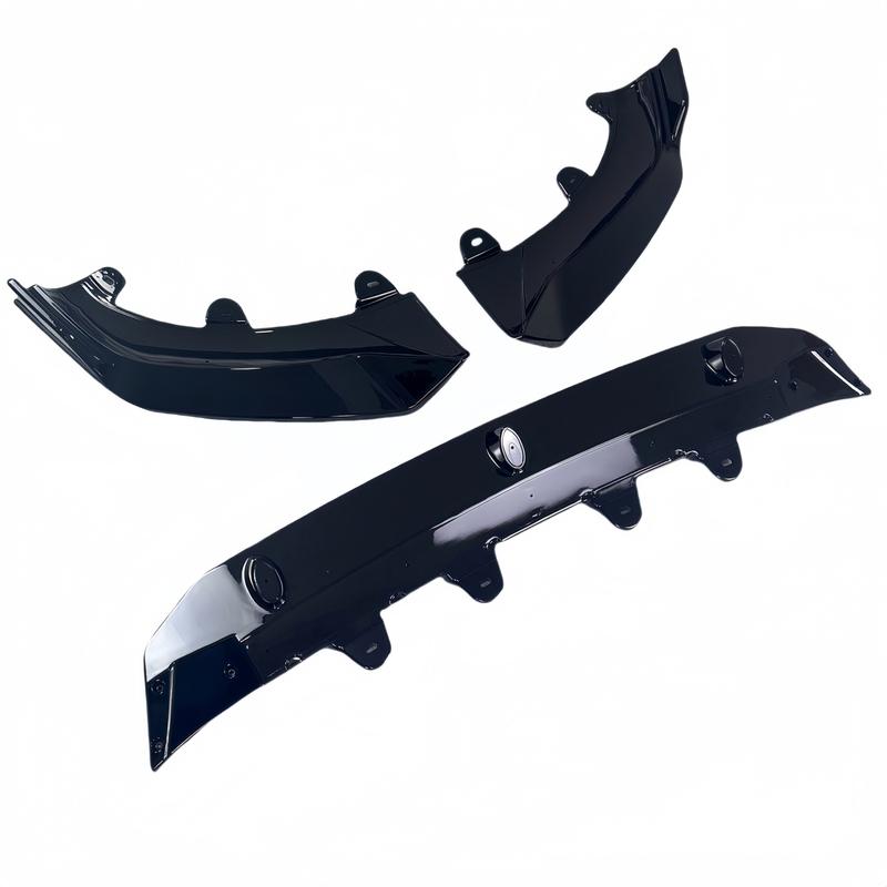 MP Style Gloss Black Front Bumper Lip Splitter For BMW X3 G01 X4 G02 IX3 G08 25d 30d M40i M40d M Sport 2022-2024 Facelift Tuning