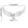 Angel Wing Figurine Modern 3D Embrace Angel Wings Sculpture Crafts 3D Angel Wing Statue Figurine Resin Artwork Craft Home Decor