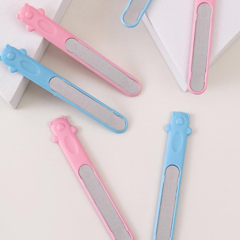 Soft Sanding Bar Infant Nails Trimming Tool Cute Animal Shape For Delicate Fingertips Parent Child Bonding Tool