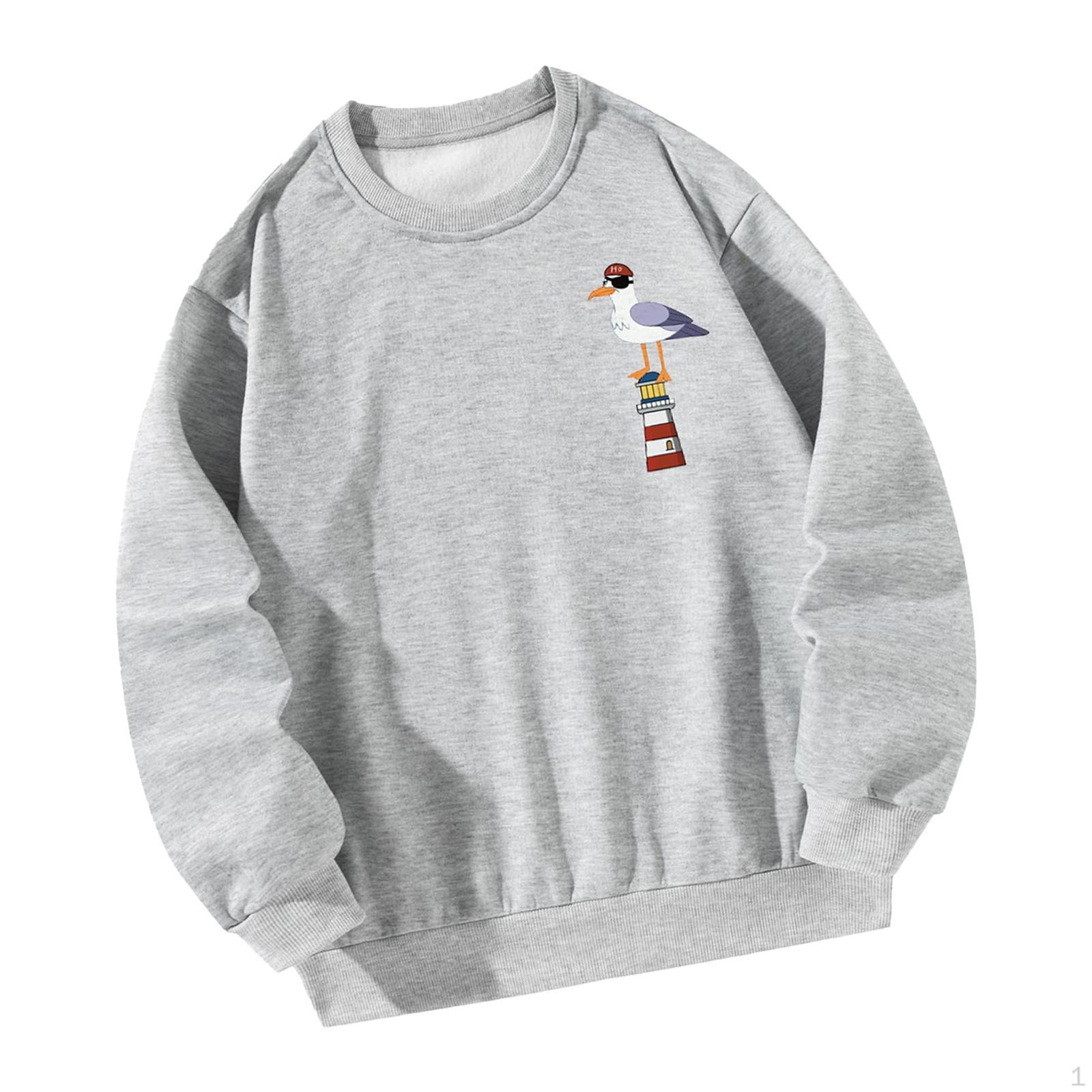 

Женская толстовка для активного отдыха, повседневная базовая футболка с графическим принтом, модный пуловер с круглым вырезом, топы для путешествий и дома