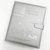 A4 Silver Embossed Card Album K-Pop Photocard Binder, Photo Sleeve, Polaroid & Postcard Holder, Large Collectible Organizer