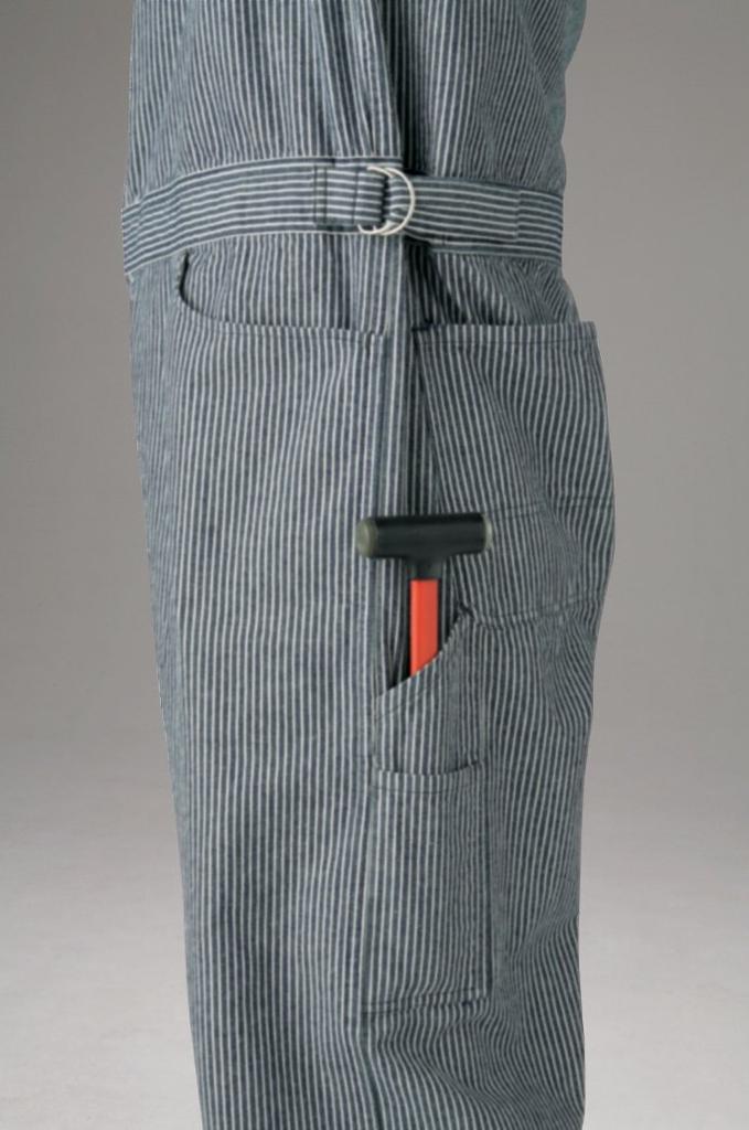 Dickies Hickory Jumpsuit Size M (Yamada Tatsu) All-Season 801, Red,