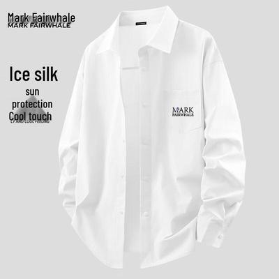 Men's Ice Silk UPF50+ Sun Protection Long Sleeve Shirt
