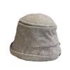 New Autumn and Winter Pleated Bow Fisherman Hat for Ladies Travel Fashion Face Showing Small Warm Basin Hat Foldable