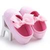 Baby Shoes Spring and Autumn 0-1 Year Old Girl Baby Shoes Princess Series Bowknot Solid Color Toddler Shoes
