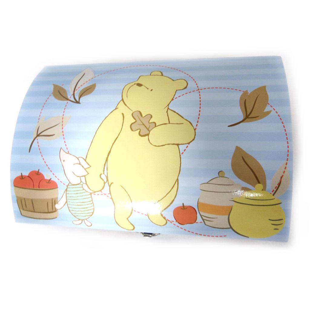 Winnie l'Ourson [N0908] - Set of 5 Dome Trunks 'Winnie the Pooh' Blue Yellow