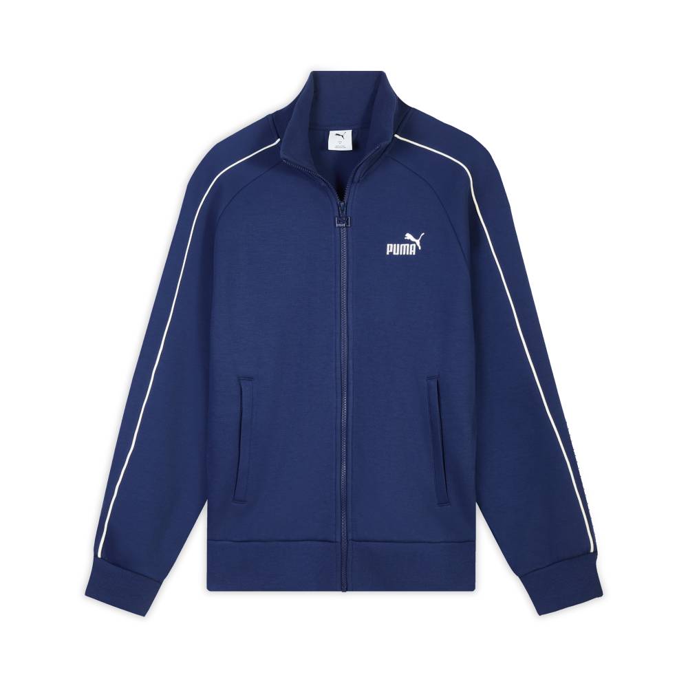 

Puma Color Block Embroidered Sports Casual Knit Zip Up Stand Collar Long Sleeve Jacket Men jackets 637924-12 XL