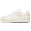 Life Collection Slip Resistant Abrasion Resistant Low Top Skateboard Shoes Women's White Pink 922028020R-1