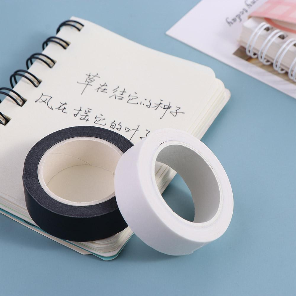 Home Renovation Sticker Black Office Masked  Paper Tape Decorative Paper Adhesive Tape Stationery