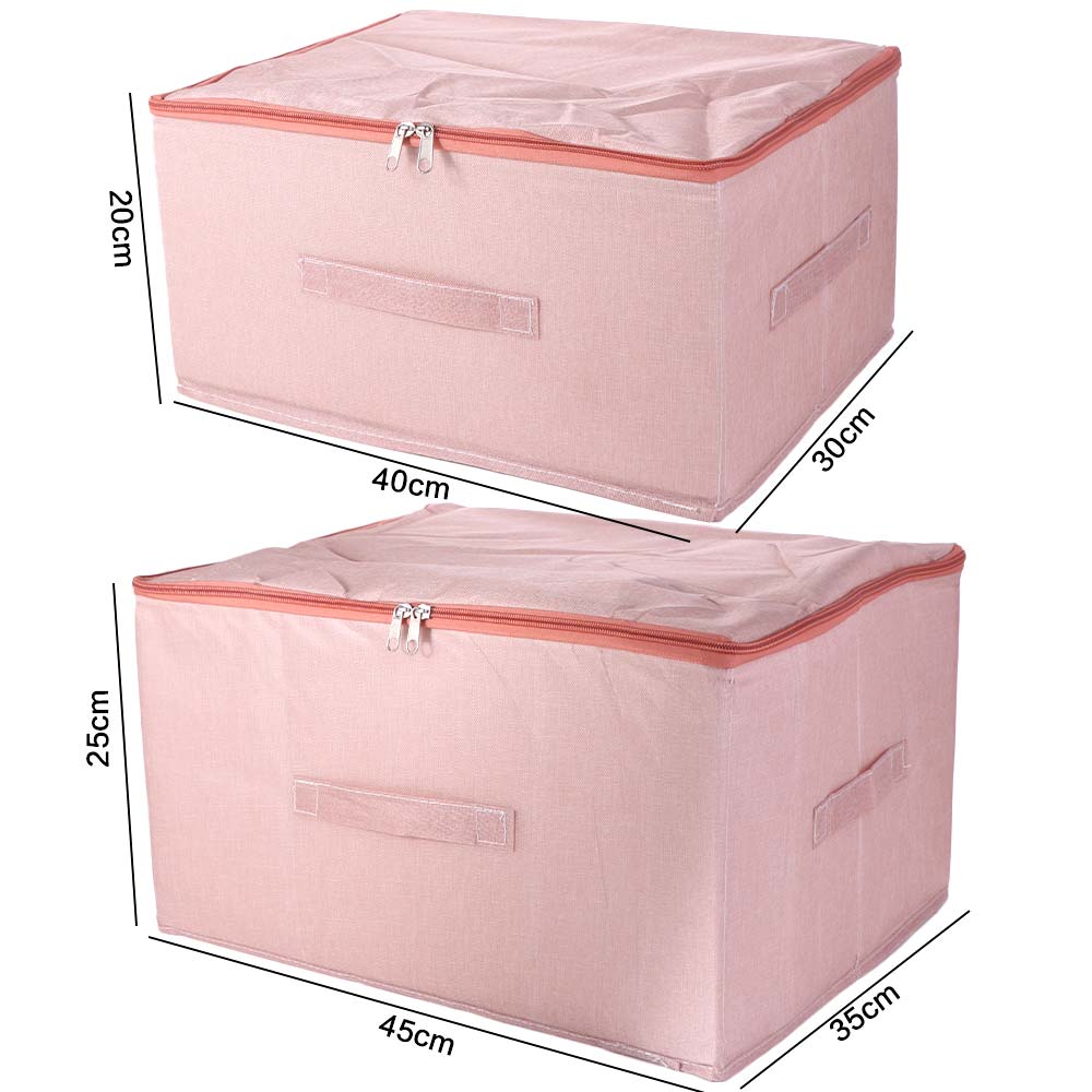 Large Capacity Closet Clothes Storage Bins Dustproof Clothing Sorting Box for Home