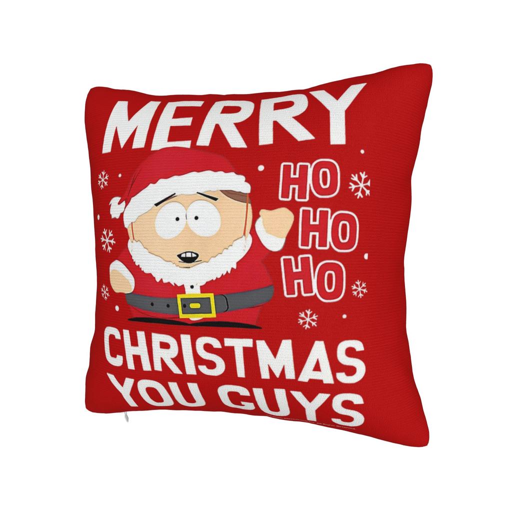Cartoon Souths Parks Christmas Pillowcase Soft Cushion Cover Decorations Throw Pillow Case Cover Bedroom Square