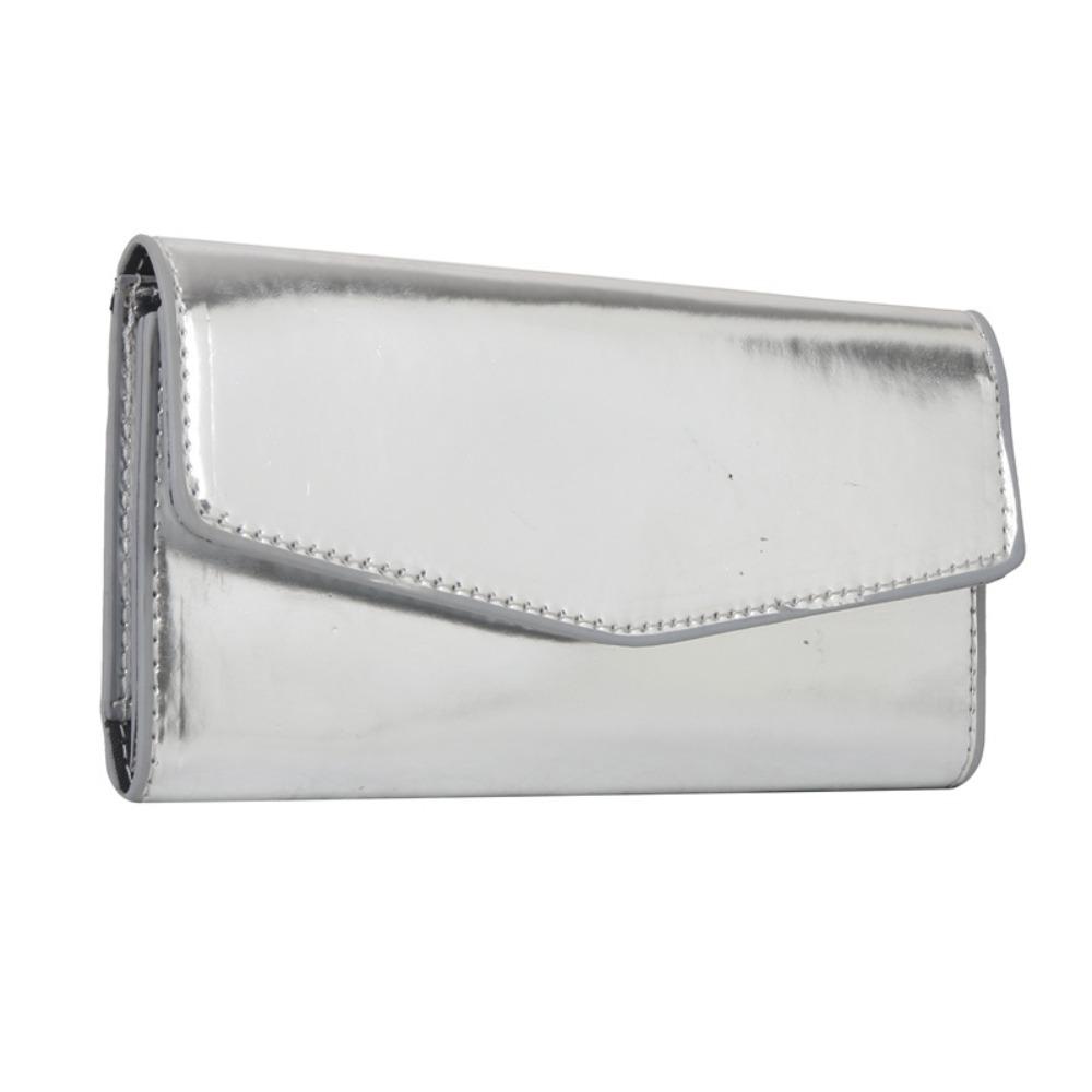 Large Capacity Envelope Evening Bag Pu Leather Handheld Bag Simple Messenger Cluth Bag  Girls